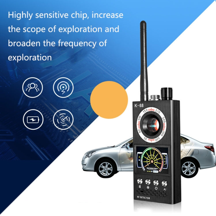 K68 Hotel Anti-Sneak Shooting Anti-Location Automatic Detection Anti-Eavesdropping And Anti-Monitoring Camera Signal Detector, K68 K68 Hotel Anti-Sneak Shooting Anti-Location Automatic Detection Anti-Eavesdropping And Anti-Monitoring Camera Signal Detector, K68